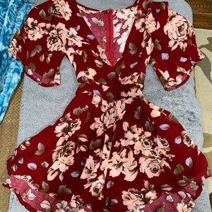 Women’s floral romper